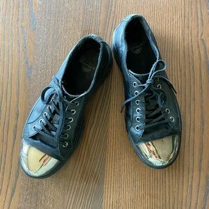 Dr. Martens Pewter Toe Oxfords